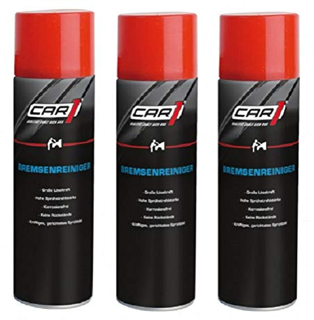 CAR1 Lot de 3 nettoyants pour Disque de Frein 500 ML