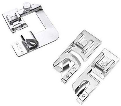 La Canilla ® - 3-teiliges Nähfuß-Set für Nähmaschine, Universal, Singer, 3 mm, 4 mm und 4/8 Zoll, Zubehör für Nähmaschinen