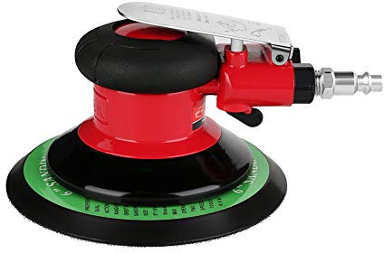 Valianto 6 Professional Air Random Orbital Palm Sander, Heavy Duty Dual Action Pneumatic Sander