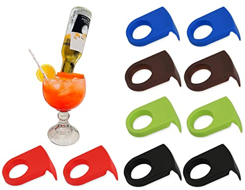 SCSpecial Drink Clips 4 oder 10 Stück Bierclips Flaschenhalter Clips für Cocktail