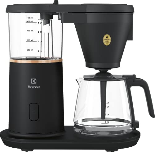 Electrolux Kaffebryggare Explore 7 E7CM1-2GB, Upplev Smaken av riktigt bra bryggkaffe, Automatisk pour over-teknologi, Kaffemaskin som brygger aromrikt kaffe, 6 min bryggtid, 1600 W, Granite Black