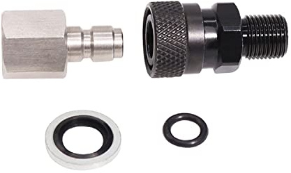 EsportsMJJ 0,6 cm (1/8 Zoll) BSP-Schnellkupplungs-Schnellverbinder, aufblasbarer Adapter, Ladeadapter-Kit für Luftgewehre PCP