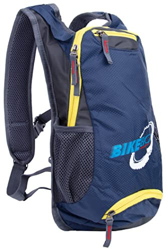 Fahrrad-Rucksack mittelgroß leicht Sportrucksack Biker-Rucksack Rennrad Sport Freizeit wasserabweisend, Taschen Farbe:Marineblau