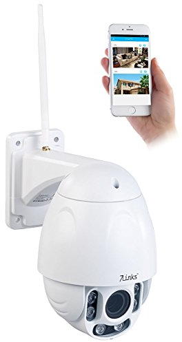 7links Dom Kamera: Speed-Dome Outdoor-WLAN-IP-Überwachungskamera (Versandrückläufer) (Dome-Kamera aussen, PTZ-Überwachungskamera, Überwachung)