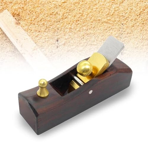 Vegena Handhobel, Mini Holz Handplaner, Mini Wood Hand Planer, Tragbarer Einhandhobel für perfekte Holzbearbeitung (80mm)
