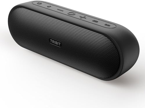 Tribit tragbarer Bluetooth-Lautsprecher XSound Plus 2, drahtloser Lautsprecher 30W mit XBass, IPX7, 24 Stunden Spielzeit, Stereo-Sound, Bluetooth 5.3 Lautsprecher für Party, Auto, Reisen