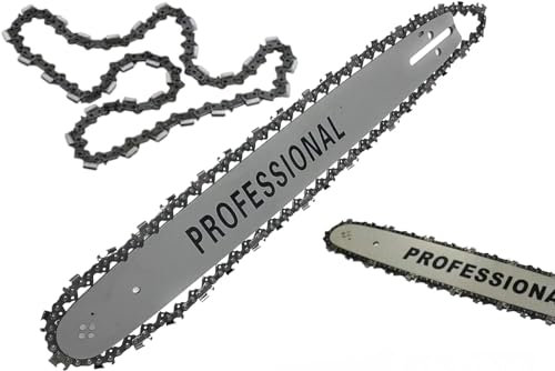 Clashop Lama + Catena 45 cm 18 72 Maglie Ricambio Motosega 45 CC 52 CC Barra Guida