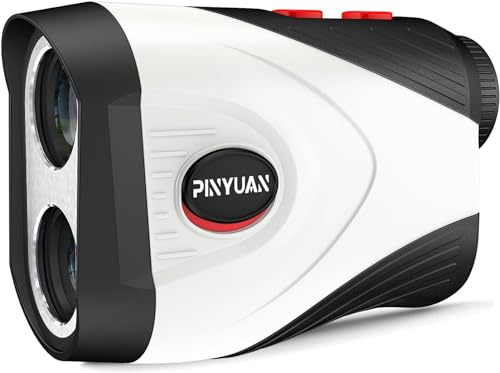 Telemetro da golf con pendenza, telemetro laser da 1200 iarde Golfing, ingrandimento 7x, vibrazione blocco bandiera, telemetro ricaricabile con striscia magnetica, modalità di scansione continua