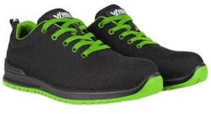 V-Pro 707007L, Zapato Spezial Lime, Color Negro y Verde Lima, Talla 45