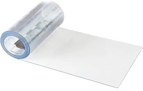 IBOWZ PVC Lamellen Streifenvorhang Streifenvorhang, Kunststoff-Vorhangstreifen, Staub- und Schalldämmung für Terrassen, Küchen, klimatisierte Räume