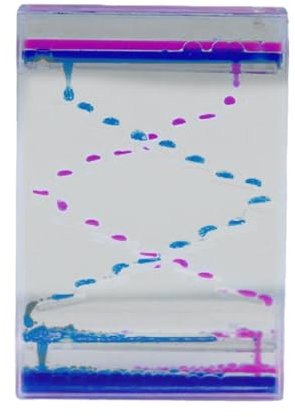 Barboteur à Mouvement Liquide, Mouvement Liquide,Sablier à l’Huile Acrylique - Jouets apaisants Anti-Stress, Jouets de Bureau, décoration de Bureau, minuteries d'eau, Jouets sensoriels liquides pour