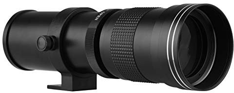 kosingna Camera MF Super Telephoto Zoom Lens F/8.3-16 420-800mm T Mount with Universal 1/4 Thread Replacement for Nikon Olympus Cameras