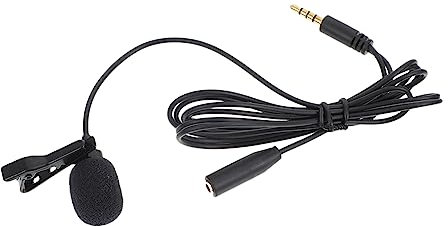Vaguelly Kleines Clip-mikrofon Für Telefon Mit Klarheit Für Live-übertragungen Interviews Familie Büro Konferenzräume Präzise Stimmaufnahme Langlebiges Design