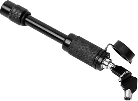 Lucchetto per gancio di traino – perno di sicurezza per gancio di traino | Antifurto, serratura sicura con, robusta serratura a gancio di traino, protegge il dispositivo di trazione dai furti