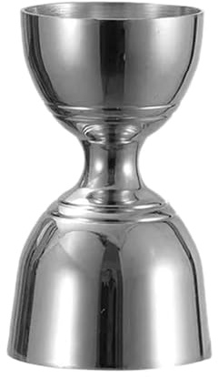 1/2 STÜCKE Bar Bell Jigger 2oz 1oz Cocktail Jigger Mess Jigger for Bartending Shot Pourer Doppel werkzeuge shaker Cup Bar Messbecher(Black)
