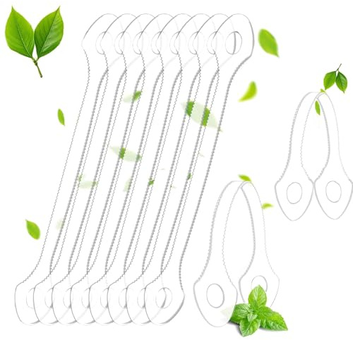 Disposable Tongue Scraper, 60 Pack Individually Wrapped - Hygienic Plastic Tonguescraper for Adults & Travel, Fresh Breath Oral Care, Single Use White Scraper Kit
