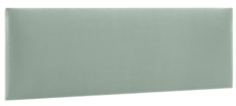murando - Bettkopfteil Rechteck Samt, 30x60 cm, Schlafzimmer, gepolstert | Gepolstertes Wandkissen, einfache Montage, ideal fürs Schlafzimmer, weicher Bezug, pflegeleicht, dekorativ, langlebig, modern
