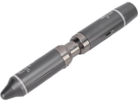 Jeffergarden 2.4GHz Microphone System Lithium Battery 7h Continuous Working, High Fidelity Sound Quality System Delay Less Than 3.5ms for Wireless Karaoke, Camcorder with Snap On Transmitter