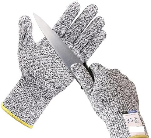 BAFEIYA Guantes de Seguridad anticorte - Nivel de protección 5 - Certificación ANSI EN388(XL)