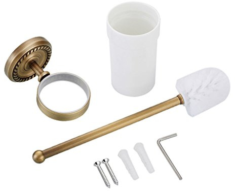 Baoblaze Messing WC-Bürstenhalter Klobürstenhalter