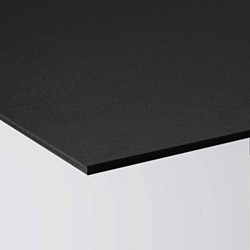 Panneau plaque Forex 100 x 50 cm PVC noir très haute qualité épaisseur 3 mm