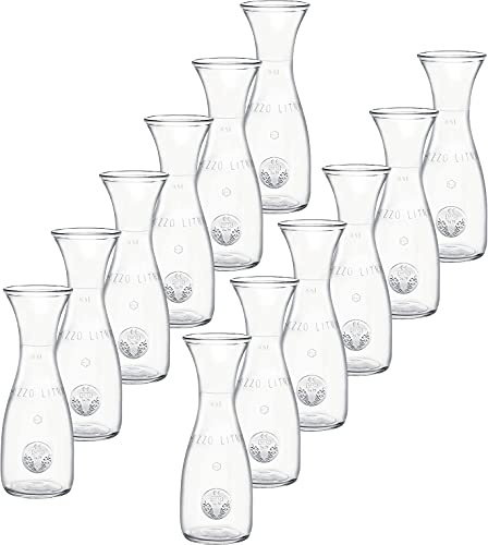 Misura Karaffe 0,5L geeicht - 12 Stück - Weinkaraffe Wasserkaraffe Saftkaraffe