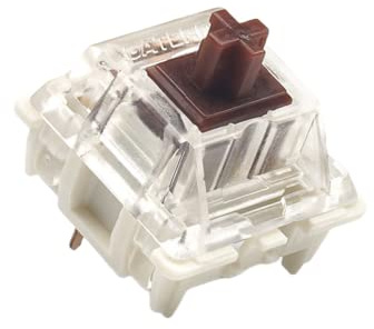 Ranked Interruptores de Tecla Gateron KS-9 Switch para Teclados Mecánicos | Plate Mounted (Gateron Brown, 65 Piezas)