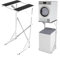 DS DRYERSTAND Adjustable Tumble Dryer Stacking Kit, Top Load Washer Dryer Frame, 75kg Capacity, Fits 72–82cm, No Drilling Required