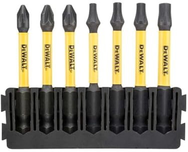 DeWalt Lot de 7 embouts de tournevis FlexTorq Pozi et Torx