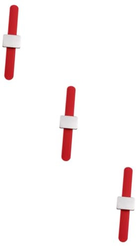 Lurrose 3stücke Magnetisches Silikonarmband Für Haarclips Praktischer Haarnadelhalter Mit Sanftem Griff Für Friseure Und Hairstyling Rot Für Dünnes Haar Und Haarklemmen