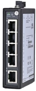InHand Networks ISE5005D Switch Ethernet Industriel 5 Ports Gigabit, Commutateur Réseau Non Géré Rail DIN, Ultra-Fin 24mm, -40°C à +75°C, Certifié CE/UL (Bornier de Câblage Inclus)
