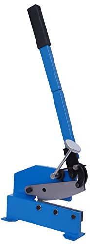 Hand Lever Shear, 125mm/200mm Manual Metal Shear Cutter, Heavy Duty Manual Shearing Machine Metal Cutting Bench Plate Tool for Sheet/Round/Flat Steel (Blade Length: 200mm)