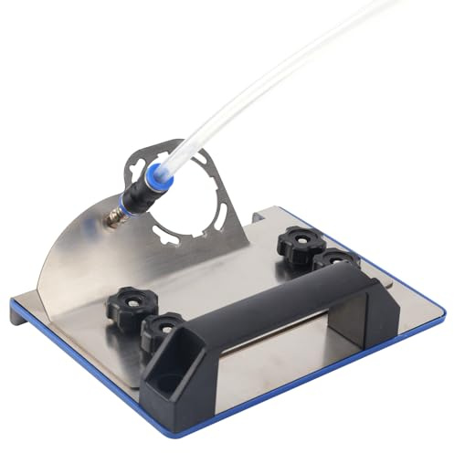 45 Degree Tile Chamfering Tool - Angle Grinder Stand for Tile Chamfer Cutting With Adjustable Holder Bracket and Hose Attachment for 100-Type