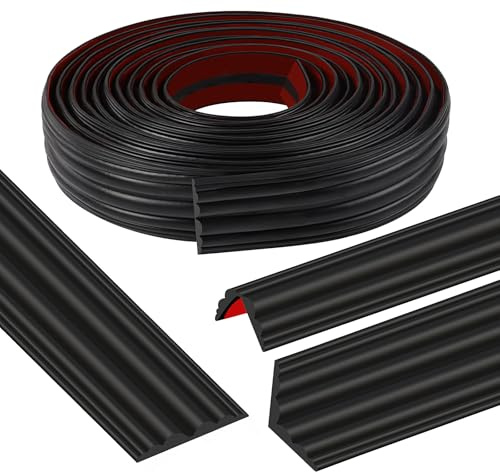 Selbstklebender Kantenschutz Selbstklebend, Eckenschutz Kantenschutz Schützt vor Schnittverletzungen, Tischkantenschutz Geeignet für Tische, Möbel (Schwarz, 400cm*4cm)