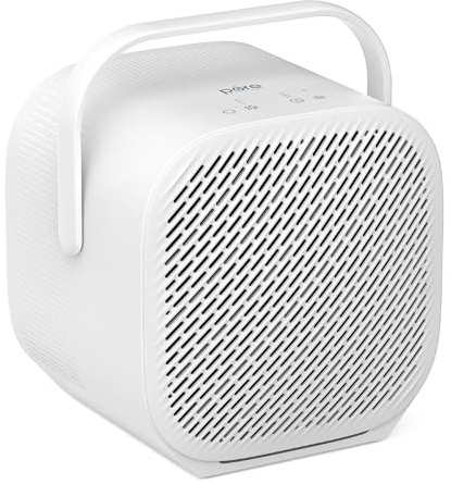 Pure Enrichment PureZone DUO Tabletop Air Purifier – True HEPA, Dual Direction Airflow, 3-Stage Filtration Captures Dust, Smoke, Odors for Large Rooms up to 615 sq. ft. (White)