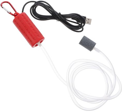 BESPORTBLE Mini-luftpumpe Für Aquarium Tragbare Elektrische Luftpumpe Sauerstoff-luftpumpe Für Aquarien USB-betrieben Langlebiges Material Stabiler Luftfluss