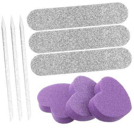 Ipetboom 10 Sätze Professionelles Nagelfeilen-set Mit Schwamm-polierwerkzeug Nagelformungsfeilen Für Salon Und Heimgebrauch Maniküre-feilen Und Werkzeug