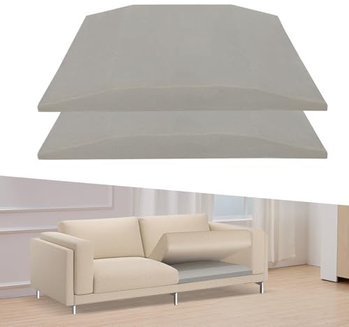 maxant Soporte de cojín para sofá, 2/3 piezas de espuma de alta densidad, reemplazo de reparación de hundimiento, asiento curvo de muebles debajo del cojín, 2 o 3 piezas