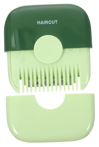 AUTSUPPL Haar Spliss Trimmer Manueller Haartrimmer für Spliss Ponyhaartrimmer mit Kamm Leicht aus Abs und Edelstahl für Zuhause für Frauen