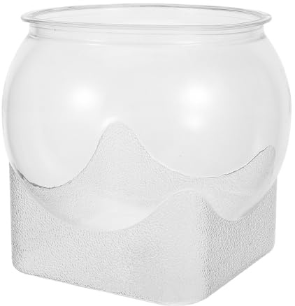 TOYANDONA Unbreakable Large Plastic Fish Bowl for Fish Keepers Reptile Bowls and Air Plants Holder Terrarium Vase for Home Office Desk Decor and Party Centerpiece