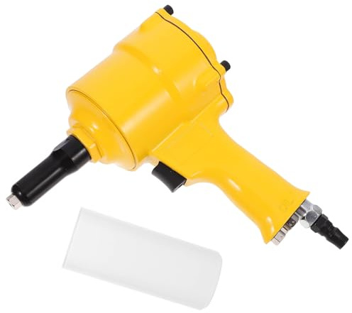Hemobllo Remachadora Neumática de Doble Garra Ligera Herramienta de Remache de Núcleo para Uso Industrial Ergonomía Mejorada Fácil