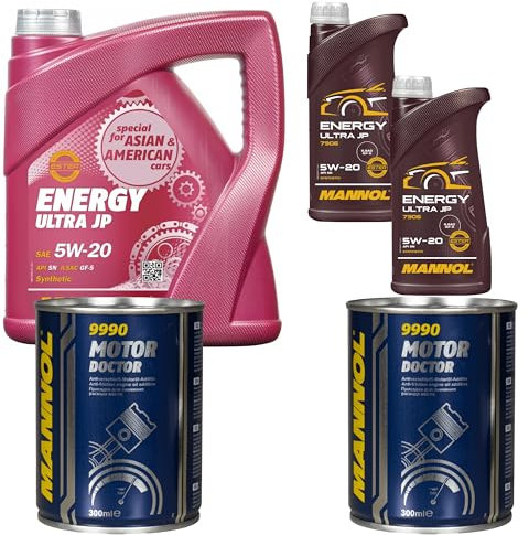 6L Motoröl MANNOL Energy Ultra JP 5W-20 2x MANNOL Motor Doctor ADDITIV