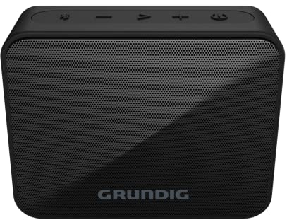 Grundig GBT Solo Black - Bluetooth Lautsprecher, 30 Meter Reichweite, mehr als 20 Std. Spielzeit