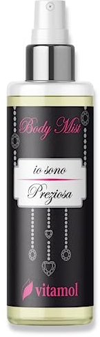 Vitamol Body Mist Io Sono Preziosa Parfymerad Vatten Fuktgivande Lotion Kroppsdoft 200 ml.