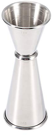 Alvinlite Shaker à Cocktail en Acier Inoxydable avec Tasse à mesurer pour vin Jigger avec échelle 60 ML/2 oz Jigger