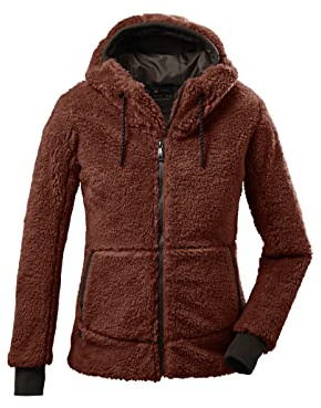 G.I.G.A. DX Gw 70 Wmn Kntflc Jcke Casual Windblocker Teddy fleecejacka med huva