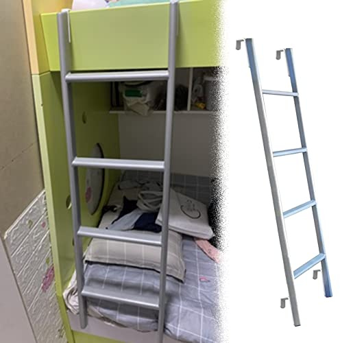 Échelle de lit double réglable - 116 cm/130 cm/140 cm/150 cm de haut, échelle latérale robuste et lourde pour la maison, échelle latérale en métal (taille : 140 cm/55 pouces)
