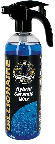 S SUMEX Billionaire Hybrid Ceramic Wax Cera Hibrida en Spray para Coche Extrema Protección Fácil Aplicación Repele el Agua No Deja Marcas Enriquecido con Carnauba 750ml