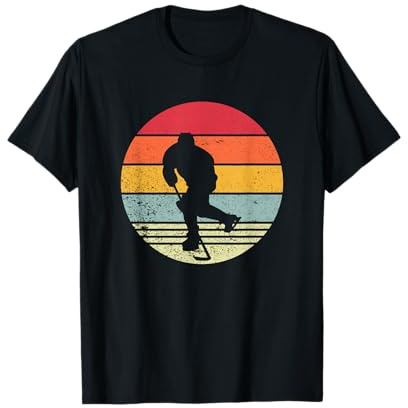 Eishockey Hockey Player Vintage Hockeyschläger T-Shirt