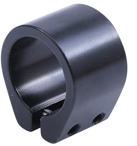 Fahrrad-Sattelstützenklemme, doppellagige Klemme, doppelte Sattelstützenklemme, 31 mm, 8 mm, sichere geschmiedete Legierung für Fahrrad, E-Bikes, MTB, Schwarz